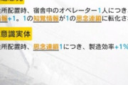 【アクナイ】基地スキルの歳とか知覚云々のシステムまともに運用してる人いる？　アレ何書いてるのかわからん