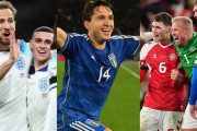 EURO2024予選第9節　イタリアが北マケドニアを5発撃破　デンマークとアルバニアが突破決定