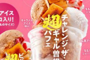 【画像】スシローに史上最大の「巨大パフェ」ｷﾀ━━━━(ﾟ∀ﾟ)━━━━!!