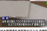 【国策】アベノマスクにまだ需要、今年も介護施設や保育所などから142万要請「今月から定期配布も受け付ける」