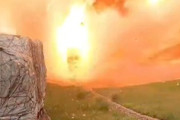 【動画】内モンゴル大爆発。2人が死亡した硝酸アンモニウムを積んだトラックの爆発事故。