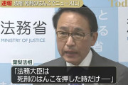 法務大臣、消される。