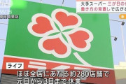 【時代】三が日を休業するスーパーが増える‥‥ライフ いなげや サミット。「従業員のリフレッシュの為」