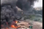 【動画】中国でタンクローリーが爆発、爆発で吹っ飛んだタンクローリーがさらに大爆発。19人死亡