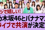 【朗報】バナナマンのライブに乃木坂46が出演決定！【乃木坂配信中・乃木坂工事中・乃木坂46】
