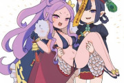 【FGO】ふーやーちゃんをお姫さ抱っこするキョンシー酒呑ちゃん！！　お化け屋敷コンビもまたみたいです！