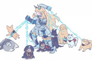 【FGO】沢山の犬を散歩させてるバゲ子！！　わんぱくなワンちゃん達ですねｗ
