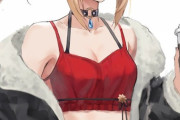 【FGO】ラフな格好のモーさんイラスト！！　コーヒーのマークすこｗ