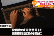 【SNS】名誉毀損の書き込み特定簡素化・電話番号も開示