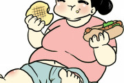 パート先はみんなで昼食を取るのが基本。巨デブさんがダイエットを始めカロリーメイト一本だけ。パート仲間が落としたポテトを拾い食いしてた