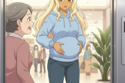 【悲報】エレベーターで妊婦と間違われた奥様の衝撃www