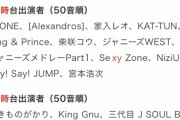 【乃木坂46】本日のベストアーティストのタイムテーブルがコチラ！！！