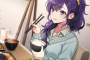 【画像あり】絵師さん「普通の女子高生の朝食かぁ……多分こんな感じかな……？(ｶｷｶｷ)」