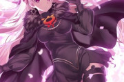 【FGO】ねこだるまさんのオルタエレちゃんイラスト！！　黒いマントが素敵です！！