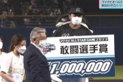 オールスター第2戦、敢闘選手賞にロッテ松川！！