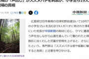 小学生｢クマでるなー！あっちいけー｣ 蜂｢うるせぇ！｣ 小学生ら19人刺される