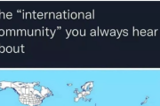 【画像】中国「これが”国際社会”だって？お前らには何が見えてるんだ？」