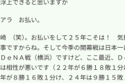 Q「ドラゴンズは３年連続最下位です。どうしたら浮上できると思いますか」　ドアラ「お払い」