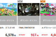 【謎】セール中とはいえ任天堂DL人気ランキング2位にFF7が入っている理由