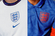 イングランド代表、EURO2020に向けた新ユニフォーム発表！「アウェイは青」