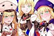 【FGO】それぞれの再臨姿のキャストリア！！　三人から投げキッスもらえるの最高です！！