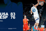 【東京五輪バスケ】親善試合 : アメリカ代表がスペインに逆転勝ち！追加で召集されたケルドン15得点の活躍