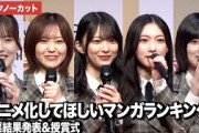 【トークノーカット】櫻坂46・松田里奈、森田ひかる、谷口愛季、中嶋優月、的野美⻘が登壇『アニメ化してほしいマンガランキング』授賞式