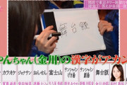 【画像】金川沙耶、武道館を漢字で書けない