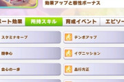 【ウマ娘】因子周回したのが無駄になるくらいチヨちゃんダービー特化過ぎて草ｗｗｗ