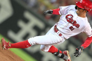 カープ矢野雅哉2号3ランニングホームラン！2試合連続弾は驚愕の3ラン！！