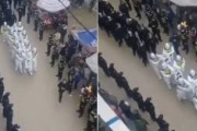 【動画】中国、コロナ規則違反者にプラカードを持たせ市中行進の公開処刑