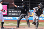【阪神】長坂、やるじゃん！　盗塁阻止率100％　初回、角中の二盗を強肩で防ぐ