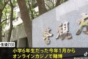 【画像】小学6年生、オンラインカジノにハマって700万円使う