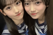 【乃木坂46】制服の池田瑛紗×一ノ瀬美空、可愛すぎる…