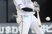日ハム吉田賢吾、チーム唯一のヒットを放ってしまう