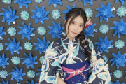 SKE48杉山愛佳、浴衣のオフショット！「え、私ほんとに19歳？」