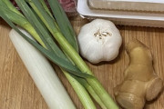 【画像】葉にんにく手に入れたから麻婆豆腐作って食べるよ！