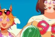 【ウマ娘】海外ファンアートのオペドト…もちもちだ。