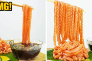 【朗報】シンガポールさん、なんとサーモンの刺身をつけ麺にしてしまうｗｗｗｗｗｗｗｗｗｗ