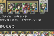 【パズドラ】リズレットジニィで裏万寿15分！遂にバレたなwwwww