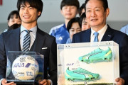 日本代表MF三笘薫、ANAとスポンサー契約「大変光栄…アスリートにとって飛行機移動は必要不可欠」