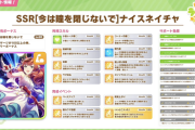 【ウマ娘】SSRパワー「ネイチャ」は技マシンになりそうだな