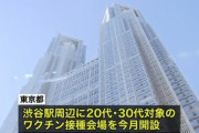 東京都､渋谷駅に20代･30代向けの新型コロナワクチン接種会場開設へ　予約不要･ポイントや割り引き付与のキャンペーンも