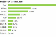 【画像】動画配信サービスの利用ランキングｷﾀ━━━━(ﾟ∀ﾟ)━━━━!!