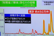 【悲報】財務省解体デモ支持者の正体、Xの解析で「ロシア支持のネトウヨ」とバレる
