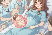 【悲報】逆子で生まれた娘、へその緒を自力で絶とうとしてくる…医者に即出産を勧められた話