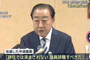 中道の当選議員「野田は議員辞職すべき」
