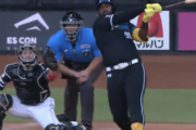 日ハムレイエスの打球速度、エグすぎる模様