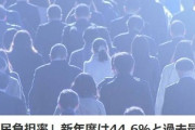 所得に占める税金・保険料「国民負担率」新年度は44.6％　過去最高の見通し　昭和45年度は24.3％