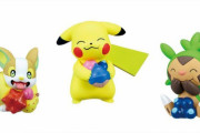 【話題】ピカチュウたちがきのみを食べている姿が可愛いカプセルトイ「ポケモンまんぷくぱくぱくマスコットおかわり」が7月中旬に登場！！価格は1回200円だぞ！！